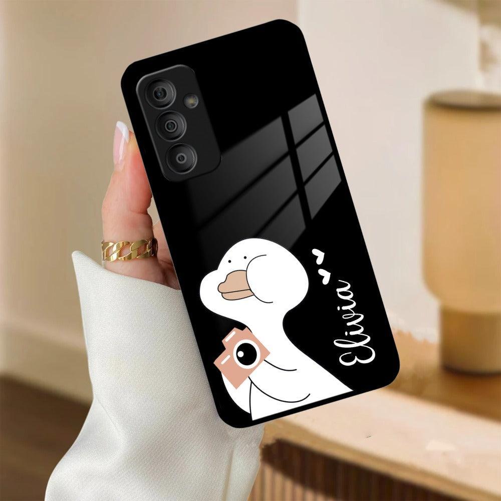 White Duck Glass Case Cover For Samsung - ShopOnCliQ