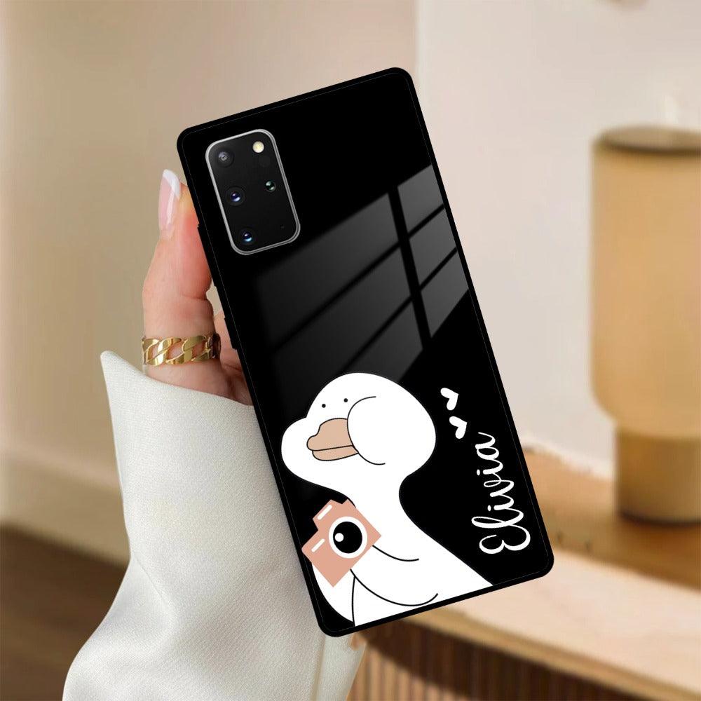 White Duck Glass Case Cover For Samsung - ShopOnCliQ