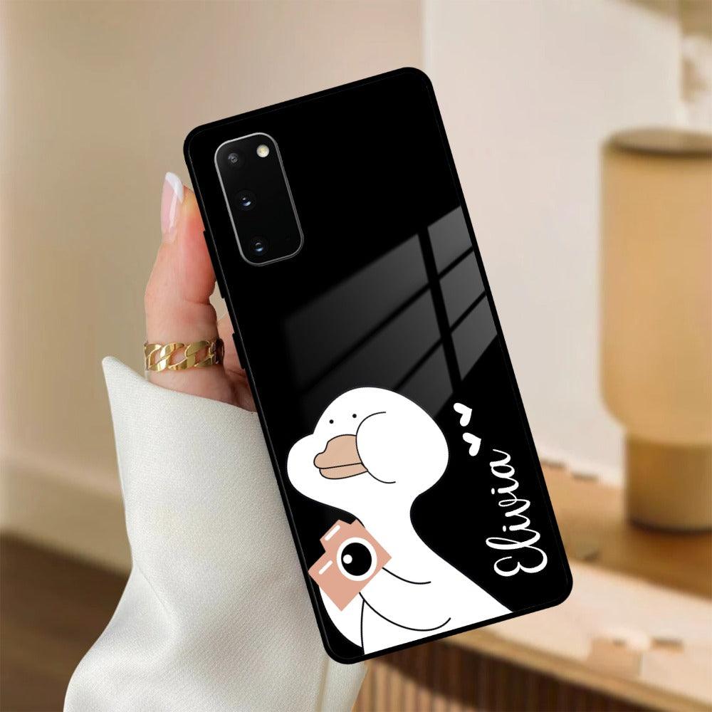 White Duck Glass Case Cover For Samsung - ShopOnCliQ