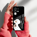 White Duck Glass Case Cover For Vivo - ShopOnCliQ
