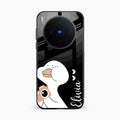 White Duck Glass Case Cover For Vivo X300 5G