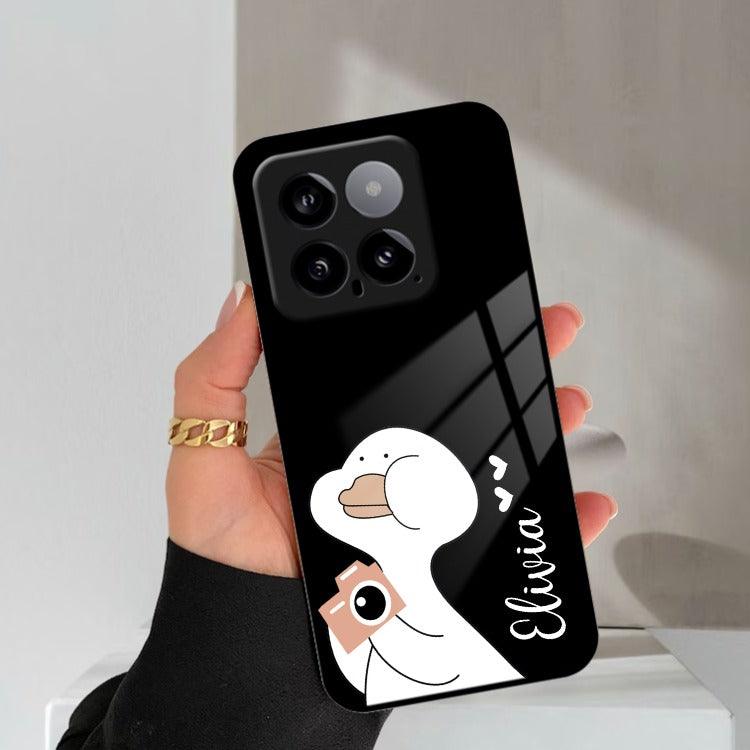 White Duck Glass Case Cover For Redmi/Xiaomi - ShopOnCliQ