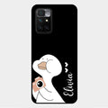 White Duck Glass Case Cover For Xiaomi Redmi 10 Prime 2022