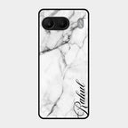 White Marble Patter Glass Case Cover For Oneplus Nord 4 5G