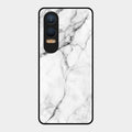 White Marble Patter Glass Case Cover For Oneplus Nord Ce 4 Lite 5G