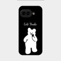 White Panda Glass Case Cover For Google Pixel 9A 5G
