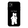 White Panda Glass Case Cover For iPhone 11