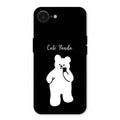 White Panda Glass Case Cover For iPhone 16e