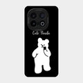 White Panda Glass Case Cover For Iqoo 13 5G