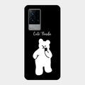 White Panda Glass Case Cover For Iqoo 9 5G