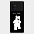 White Panda Glass Case Cover For Iqoo 9 Pro 5G