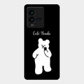 White Panda Glass Case Cover For Iqoo 9T 5G