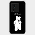 White Panda Glass Case Cover For Iqoo Neo 7 5G