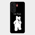 White Panda Glass Case Cover For Iqoo Neo 9 Pro 5G