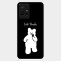White Panda Glass Case Cover For Iqoo Z6 5G