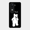 White Panda Glass Case Cover For Iqoo Z9S 5G