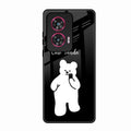 White Panda Glass Case Cover For Motorola Edge 50 Fusion 5G