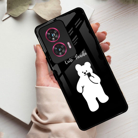 White Panda Glass Case Cover For iPhone - ShopOnCliQ