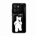 White Panda Glass Case Cover For Motorola Edge 50 Neo