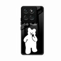 White Panda Glass Case Cover For Motorola Edge 60 5G