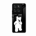 White Panda Glass Case Cover For Motorola Edge 60 Pro 5G
