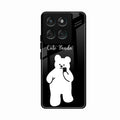 White Panda Glass Case Cover For Motorola Edge 60 Stylus 5G