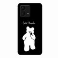 White Panda Glass Case Cover For Motorola g84 5G