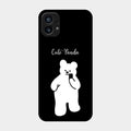 White Panda Glass Case Cover For Nothing Phone 1