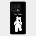 White Panda Glass Case Cover For Oneplus 10 Pro 5G