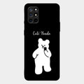 White Panda Glass Case Cover For Oneplus 8T