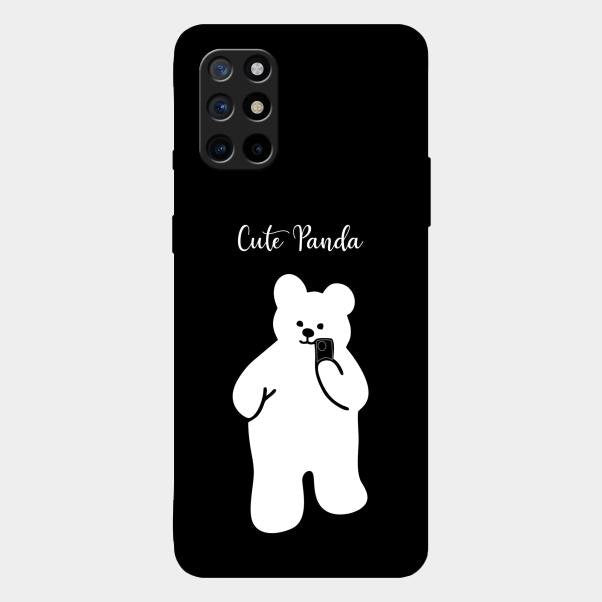 White Panda Glass Case Cover For Oneplus 8T