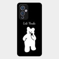 White Panda Glass Case Cover For Oneplus 9 5G