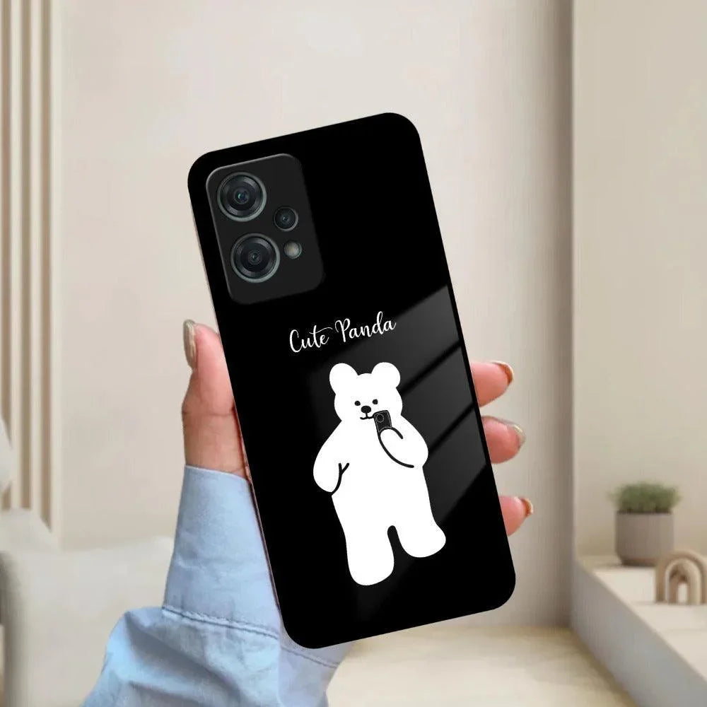 White Panda Glass Case Cover For OnePlus - ShopOnCliQ