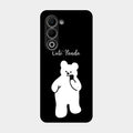 White Panda Glass Case Cover For Oppo A5 5G