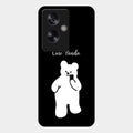 White Panda Glass Case Cover For Oppo A79 5G