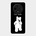 White Panda Glass Case Cover For Oppo F27 Pro Plus 5G