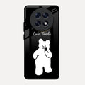 White Panda Glass Case Cover For Oppo F31 Pro Plus 5G