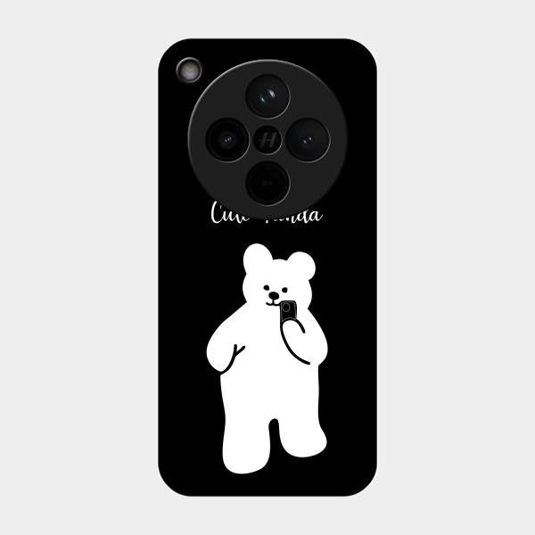 White Panda Glass Case Cover For Oppo Find X8 5G