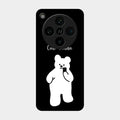 White Panda Glass Case Cover For Oppo Find X8 Pro 5G