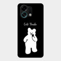 White Panda Glass Case Cover For Oppo K13 Turbo 5G