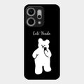 White Panda Glass Case Cover For Oppo Reno 14 Pro 5G