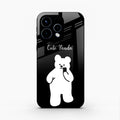 White Panda Glass Case Cover For Oppo Reno 15 5G