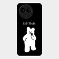 White Panda Glass Case Cover For Realme 11 5G