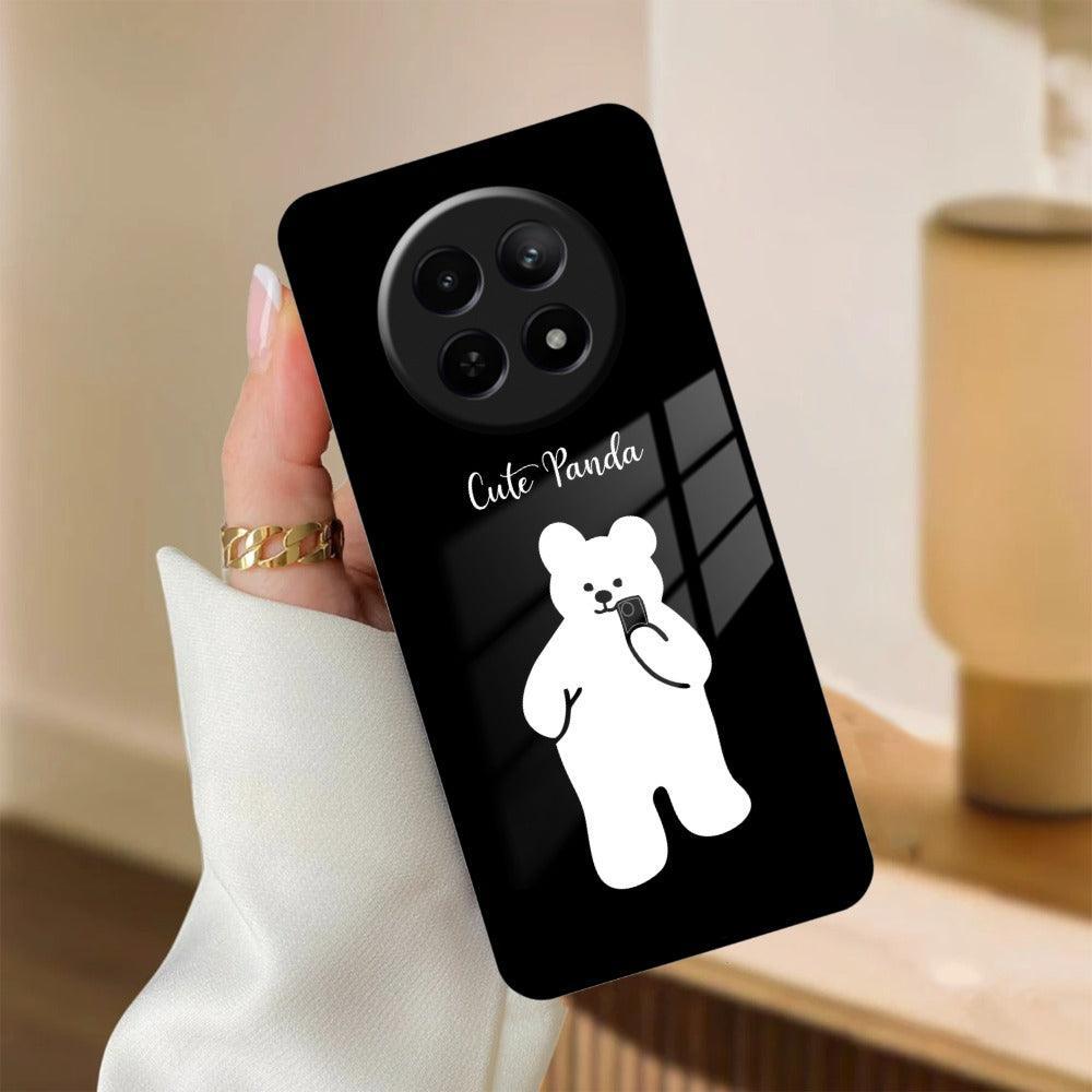 White Panda Glass Case Cover For Realme/Narzo - ShopOnCliQ