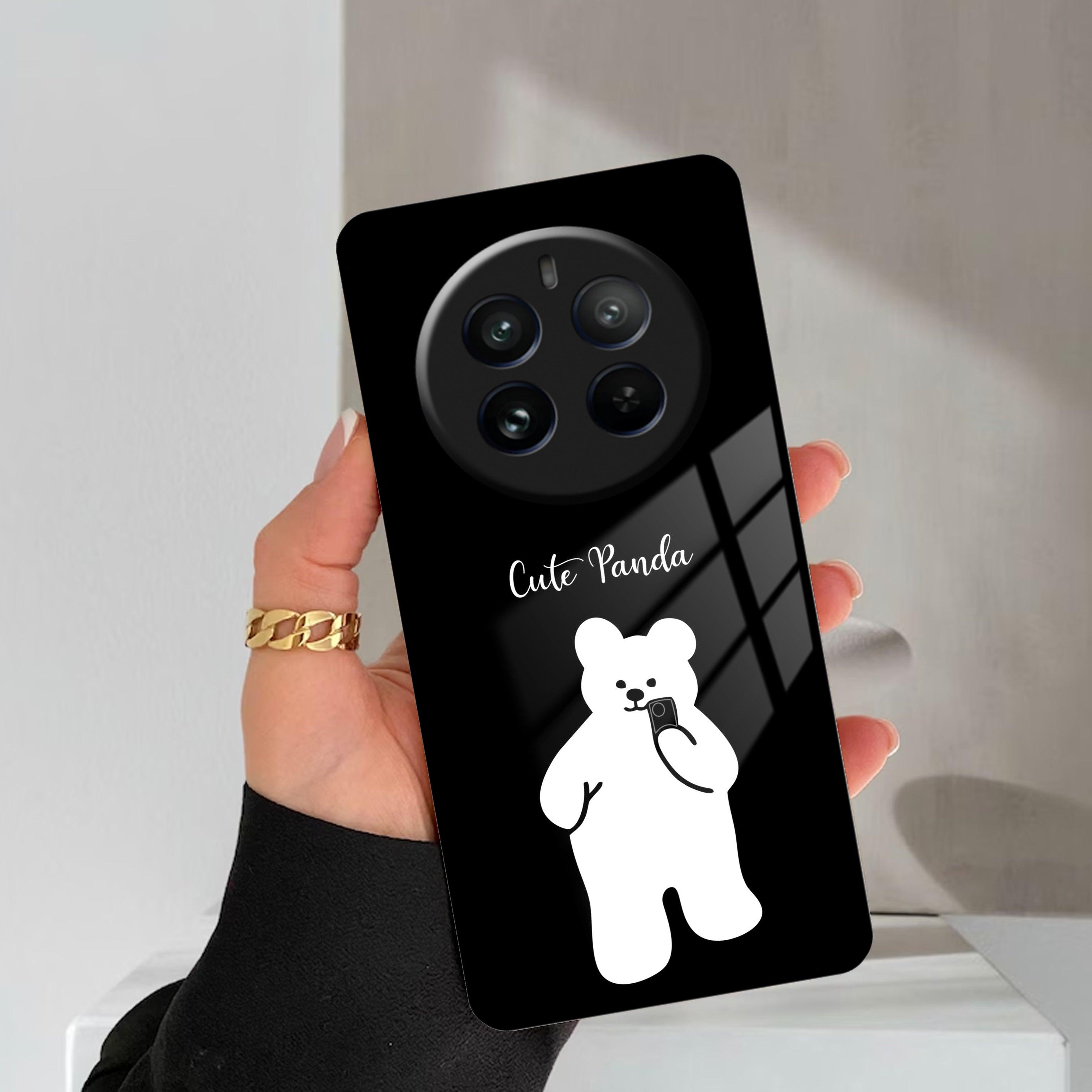 White Panda Glass Case Cover For Realme/Narzo - ShopOnCliQ