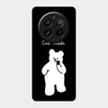 White Panda Glass Case Cover For Realme 12 Pro 5G