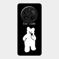 White Panda Glass Case Cover For Realme 12 Pro Plus 5G
