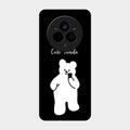 White Panda Glass Case Cover For Realme 14 Pro Plus 5G