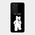 White Panda Glass Case Cover For Realme 14X 5G