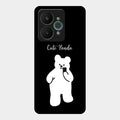 White Panda Glass Case Cover For Realme 15 5G